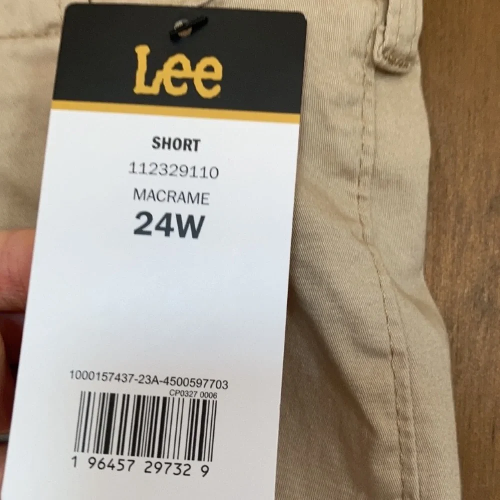 Lee tan short soft flex comfort waistband midrise cargo like pocket 24W - Picture 15 of 17